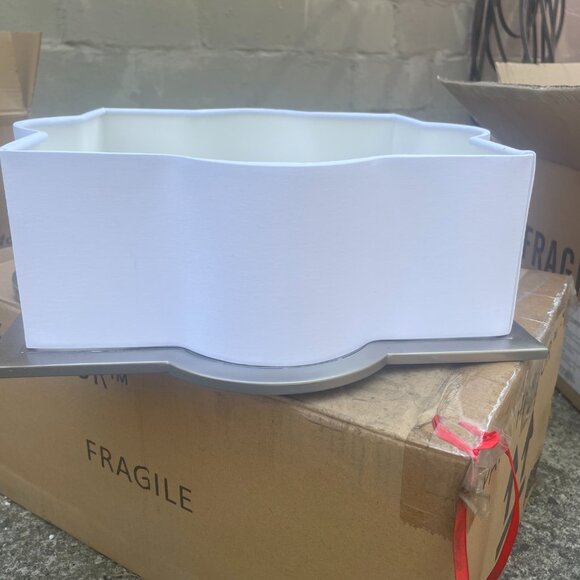 Park Harbor Javins 3 Light 15-3/8" Wide Flush Mount Drum Ceiling Fixture H 4.6in - Picture 4 of 8